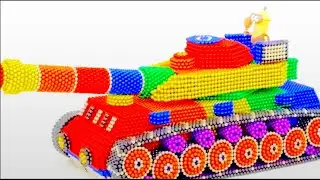 🔥 Amazing Color Ball Tank | Creative Art Video 😲#kids #cartoon 