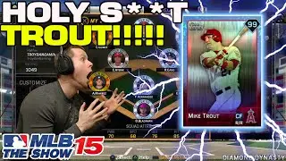 MLB 15' Best Pull Reaction Ever - MIKE TROUT!!