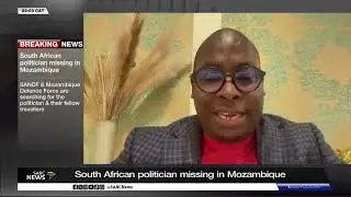 South African politician missing in Mozambique