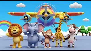 Plane Ride with Animal Friends | Fun Kids Song