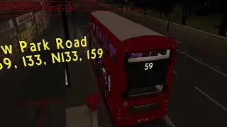OMSI 2: Route 59 - Streatham Hill, Telford Avenue to Waterloo, Map - Add-On London