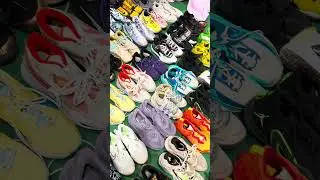 Wholesale of second-hand basketball shoes from international brands.#basketballshoes #trainingshoes
