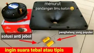 memilih kapasitor untuk tweeter agar aman dan awet