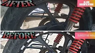 How to apply rim stripes on motorcycle. Installing reflective