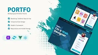 A Personal Portfolio Website For You | PORTFO Theme Review