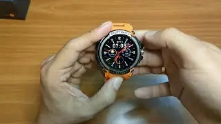 VWAR G90 GPS smartwatch unboxing and quick menu view