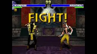 FATALITY |  SCORPION VS NIGHTWOLF   |HARA-KIRI   | MORTAL KOMBAT PROJECT | MK MKP MUGEN