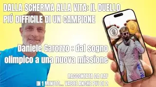 Daniele Garozzo, il campione olimpico che ha trasformato il dolore in una nuova missione