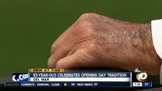 Racing enthusiast attends his 67th Opening Day at Del Mar Racetrack