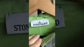 S-tone Island Mussola Gommata Reflective Jacket - Green