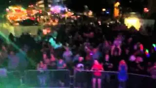 X-Fest 2015 Cosmic Selector DJing Dancetronauts stage