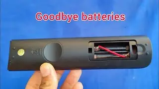 A genius idea that will not come to your mind Say goodbye to remote control batteries