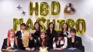 [ENG SUB] Mashiro Birthday Vlive: Dayeon unnie please stay still!