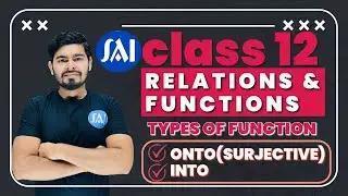 Master Onto, Into & Bijective Functions | Class 12 Relations & Functions | PYQs + Examples