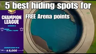 *NEW* 5 best hiding spots for *FREE* Arena points.