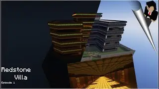 Redstone Villa #1: Finished Storage System and outside walls | TheMineStoner