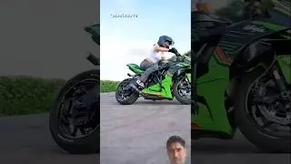 Kawasaki Ninja World Fastest Super Bike Stunt 💪🔥😎 #bike #automobile #stunt #zx10r #rider #ktm #yt