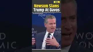 Trump News: California Governor Newsom Claims White House Blocked His Davos Event | US News #shorts