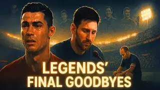 Top 10 Emotional Retirement Moments in Football History | Messi,Ronaldo, Totti & Legends Say Goodbye