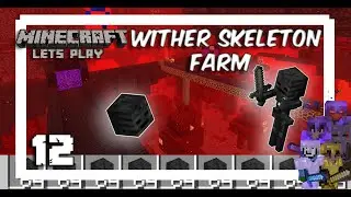 EASY WITHER SKELETON FARM! | Episode 12 | Minecraft Bedrock SMP |