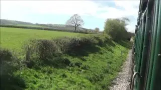 Foxy having fun on the Isle of Wight Steam Railway from Smallbrook to Havenstreet, 11th April 2017