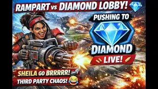 Rampart Main vs Diamond Dreams 😤🔧 | Ranked Grind Goes Brrr | Apex Legends Live