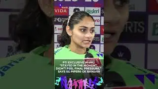 PTI Exclusive W-HIL: &ldquo;Stayed in the moment, didn&rsquo;t feel final pressure,&rdquo; says SG Pipers GK Bansari