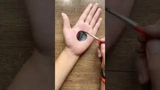 Hand painting | 3D HOLE  #shorts #drawing #tree #kidsdrawideas