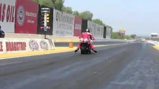 Dakota Sun aboard his Mavtv Lucas oil ZX14R with this great save.