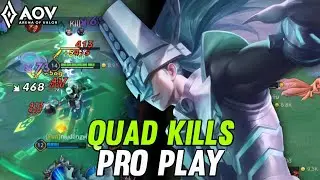 AoV : HAYATE GAMEPLAY | PRO PLAY QUAD KILLS - ARENA OF VALOR