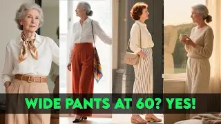 Wide-Leg Pants After 60? YES! Flattering Outfits for Mature Women That Truly Work