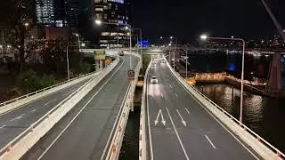 Time-lapse from Victoria Bridge (2023-12-10, Brisbane, Australia)