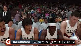 NBA 2K26 Gameplay: Minnesota Timberwolves vs Portland Trail Blazers - (Xbox Series X) [4K60FPS]