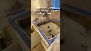 Farmhouse kitchen sink