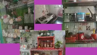 KITCHEN TOUR/NON MODULAR KITCHEN TOUR/INDIAN middle class kitchen tour