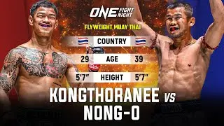 NECK AND NECK ⚔️ Kongthoranee vs. Nong-O | Muay Thai Full Fight