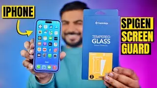 Spigen Screen Protector for iPhone | CASEOLOGY by Spigen Snap Fit for iPhone 16 | Screen Protector