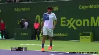 Jo Wilfried Tsonga vs Andrey Kuznetsov Highlights DOHA 2017