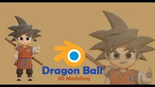 Blender Modeling - Goku - 3D