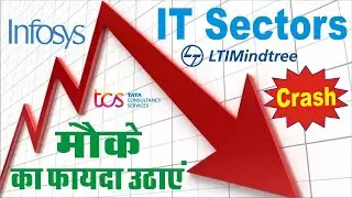 IT Sector Crash today | it stocks down today |  infosys | TCS | LTI Mindtree