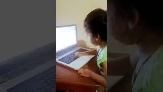 kid working with laptop #shorts #baby #kids #cutebaby