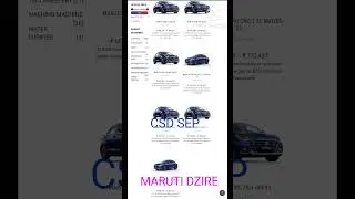 Maruti Suzuki CSD car price after new GST rate cut DZIRE