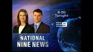 National Nine News Sydney - 15 Second Promo/Update (8.9.2001)