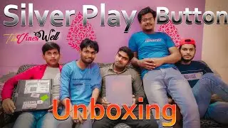 Silver play button Unboxing | yogi blog | the vines well | oye papi hasle