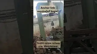 Icf bogie anchor link repair #icf_coaches #icf_bogie_repaing