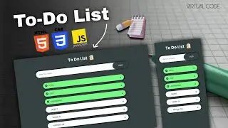 Build To-Do List Using HTML, CSS & JS 🚀