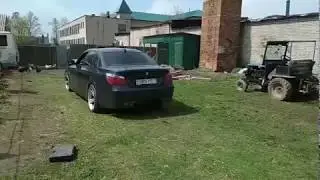 Звук спортивного глушителя ULTER на BMW 5 E60