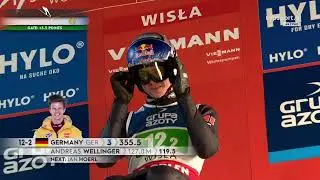 Andreas Wellinger 144.5m (!!!) HR Super Team PŚ Wisła 2024