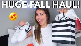 HUGE FALL HAUL! (Sephora, adidas, Nike & MORE) FALL 2019!