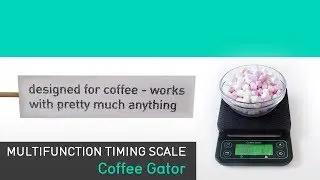Coffee Gator Multifunction Digital Scales - Because incredible coffee is about the detail